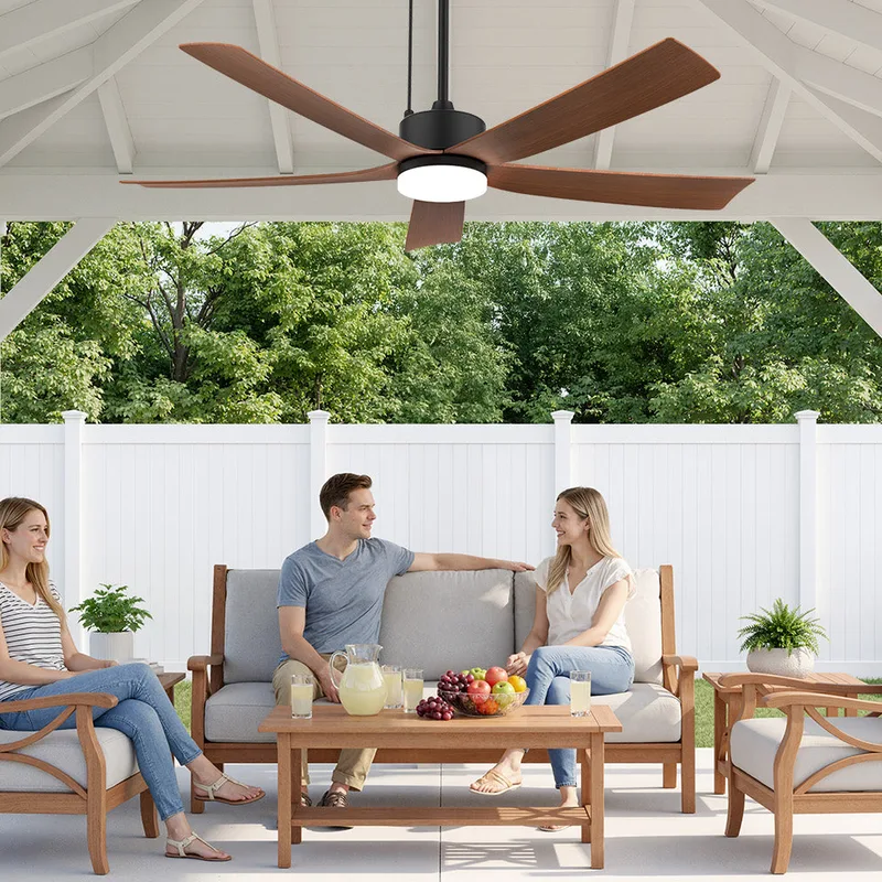 Ventallion 52-Inch Solar Ceiling Fan with Light